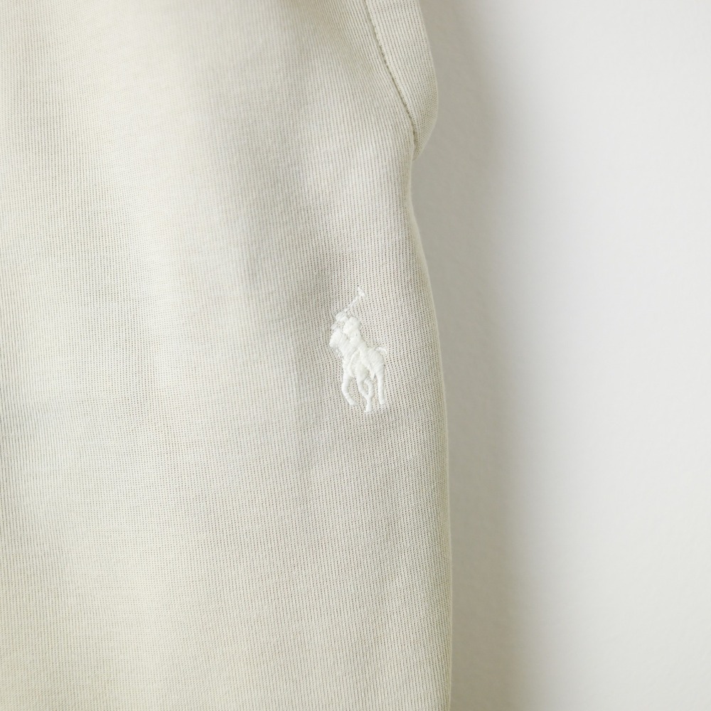 Polo Ralph Lauren Joggers Mens L Beige Cotton Pony Drawstring Casual Sweatpants - Picture 6 of 14